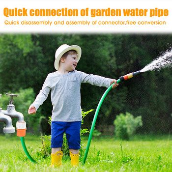 2PCS Бързи конектори за маркуч за вода Универсален интерфейс за кран, устойчив на обратен поток, напояване, бързи съединения, аксесоар за тръба за поливане на градината