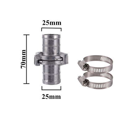 Γρήγορη σύζευξη για σωλήνα νερού Αλουμινένιος σωλήνας προσαρμογής σωλήνας γρήγορης σύνδεσης με σφιγκτήρα πυροσβεστικός σωλήνας Agriculture αξεσουάρ άρδευσης