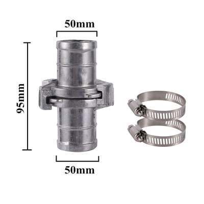 Γρήγορη σύζευξη για σωλήνα νερού Αλουμινένιος σωλήνας προσαρμογής σωλήνας γρήγορης σύνδεσης με σφιγκτήρα πυροσβεστικός σωλήνας Agriculture αξεσουάρ άρδευσης