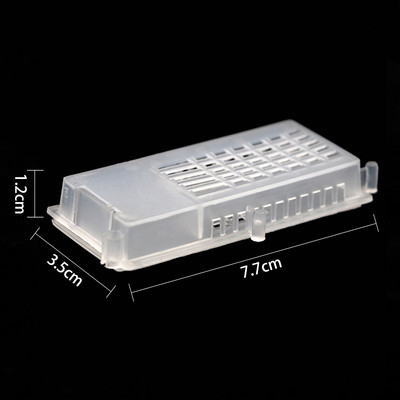 5GB Biškopības transporta būri Dzelteno balto bišu karalienes pasta istabas būri Plastmasas karaļa ieslodzīto karalienes bišu būris Biškopības rīki