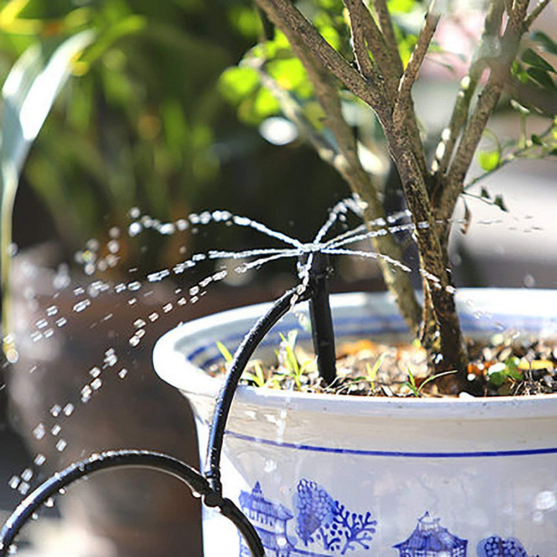 30 gab. 1/4" universālie dzeloņstieņu veidgabali, dzeloņstieņu savienotāji pilienveida apūdeņošanai 4/7 mm ūdens caurules pilienveida apūdeņošanas laistīšanas sistēmai