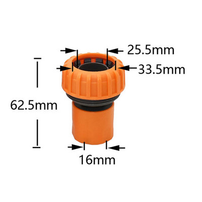 1/2 3/4 1-tolline autopesuvoolik Kiirühendus Veetõkkeühendused Aia muru kastmisvihmutite jaoks Toruadapterid 1 tk