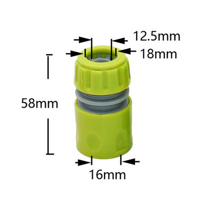1/2 3/4 1-tolline autopesuvoolik Kiirühendus Veetõkkeühendused Aia muru kastmisvihmutite jaoks Toruadapterid 1 tk