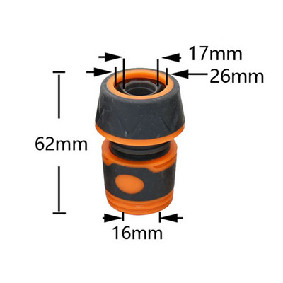 1/2 3/4 1-tolline autopesuvoolik Kiirühendus Veetõkkeühendused Aia muru kastmisvihmutite jaoks Toruadapterid 1 tk