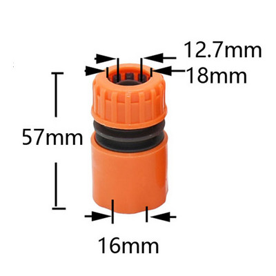 1/2 3/4 1-tolline autopesuvoolik Kiirühendus Veetõkkeühendused Aia muru kastmisvihmutite jaoks Toruadapterid 1 tk