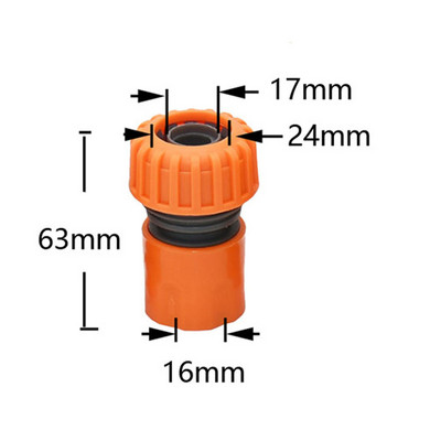 1/2 3/4 1-tolline autopesuvoolik Kiirühendus Veetõkkeühendused Aia muru kastmisvihmutite jaoks Toruadapterid 1 tk