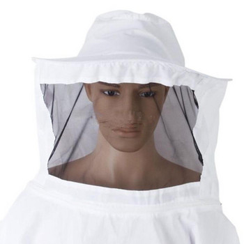 Сгъваем пчеларски костюм, яке, воал, комплект с цип, пчеларски защитен костюм против пчели, пчеларско облекло с шапка