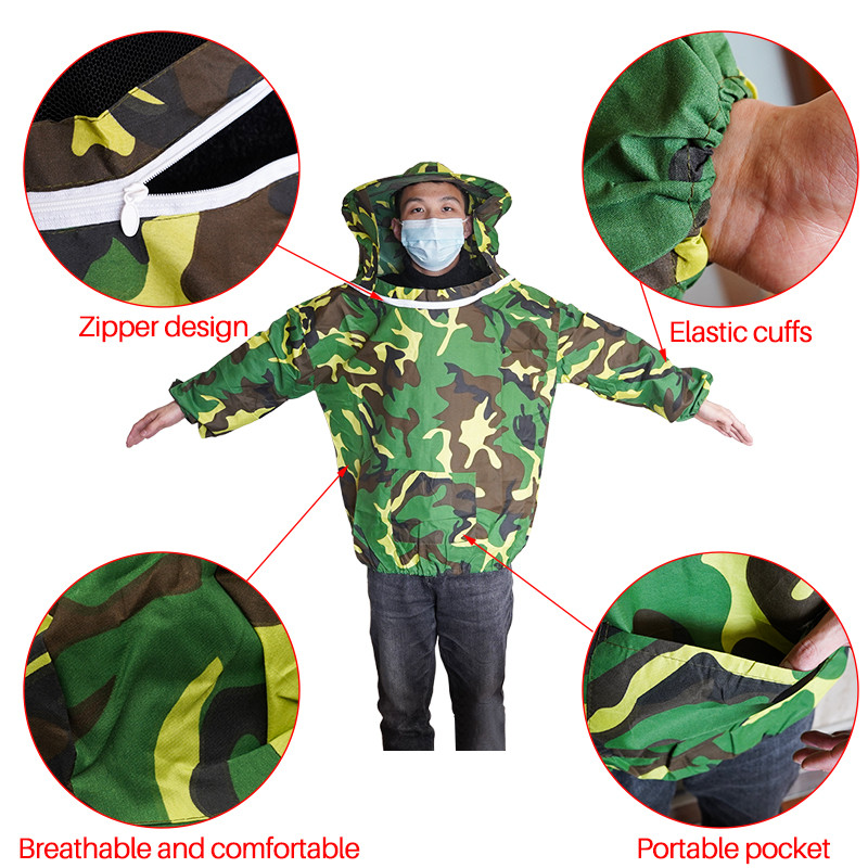 Pčelarska odijela Pčelarska zaštitna odjeća Jakna Odijelo Praktična zaštitna pčelarska odjeća Veo haljina sa šeširom Opremljeno odijelo