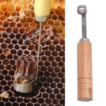 Инструмент за извличане на кошери Инструмент за почистване на кошери Скрепер за почистване на пчелни кошери Практичен функционален инструмент за отстраняване Пчеларски консумативи за външна градина на открито