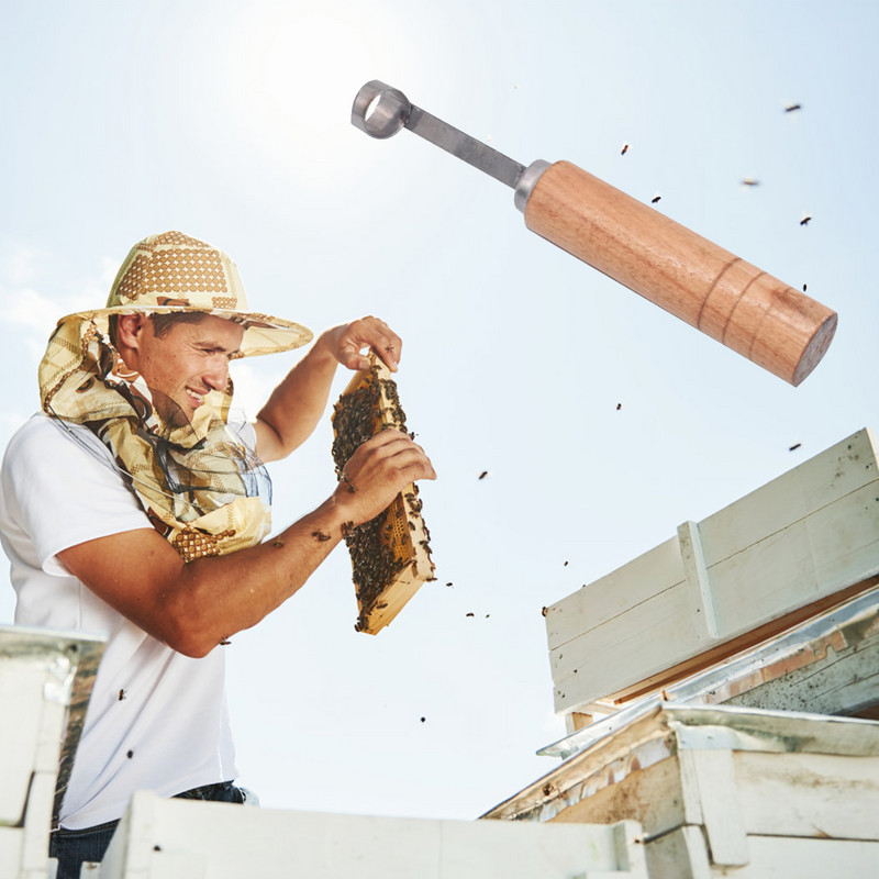 Bišu stropa instrumenta nosūcēja rīks Bišu stropu tīrīšanas skrāpis Praktisks funkcionāls noņemšanas līdzeklis biškopju piederumi āra dārzam
