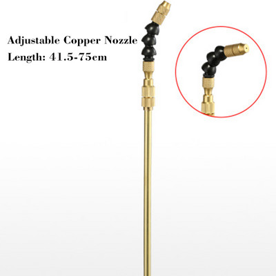 Állítható teleszkópos kerti szivattyú permetező fúvóka vízpermetező teleszkópos pálca permetező fúvókák alumínium műanyag öntözőkészletek