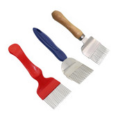 Bitininkystės įrankis 17to21 Smeigtukas Bičių medaus šakutės Tiesios adatos Atsukančios šakės rankena nerūdijančio plieno medus Retas grėblys, kastuvo šukos