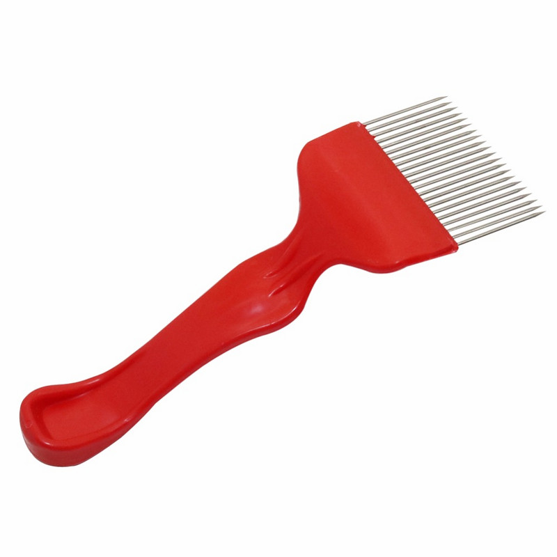 Bitininkystės įrankis 17to21 Smeigtukas Bičių medaus šakutės Tiesios adatos Atsukančios šakės rankena nerūdijančio plieno medus Retas grėblys, kastuvo šukos