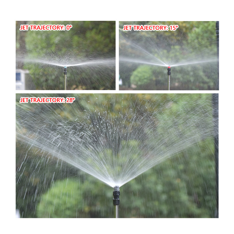 1/2" uznirstoši smidzināšanas galviņas smidzinātāji 0°~360° regulējami pagalma zāliena dārza siltumnīcas apūdeņošanas dārza laistīšanas sprauslas