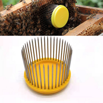 2PCS Beekeeping Queen Bee Cage King Cells Cages Cell Tools Тип игла Стоманен улов за улавяне на пчели Консумативи за оборудване Пчеларство
