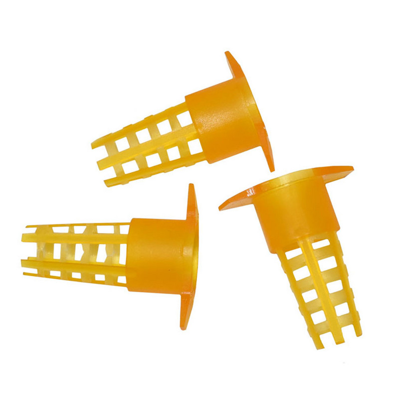 50 gab. Plastmasas bišu karalienes būra aizsargapvalks Šūnu būri aizsargs bišu rīki Biškopības aprīkojums