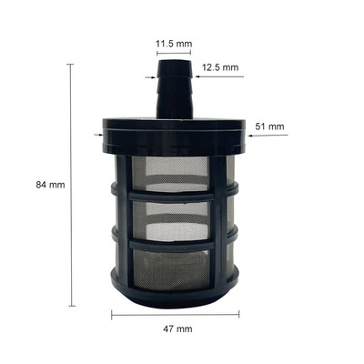 7/8/10/12/13 mm žarna vamzdžio filtras automobilių plovyklos sodo drėkinimo filtrai purkštuvas siurblys filtravimas atbulinis vožtuvas tinklelio filtras tinklelis