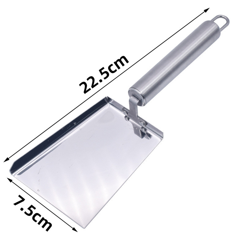 1 gab Biškopības nerūsējošā tērauda ziedputekšņu lāpsta tīra medus nosūcējs, plakans strops, tīrs skrāpis, profesionāls biškopja rīks