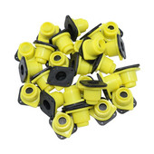 50 τμχ Πλαστικά εργαλεία μελισσοκομίας Αξεσουάρ Queen King Cage Εξαρτήματα κλουβιού μελισσών Guard Longwall Shield Κάλυμμα Queen Cage Bee Tools