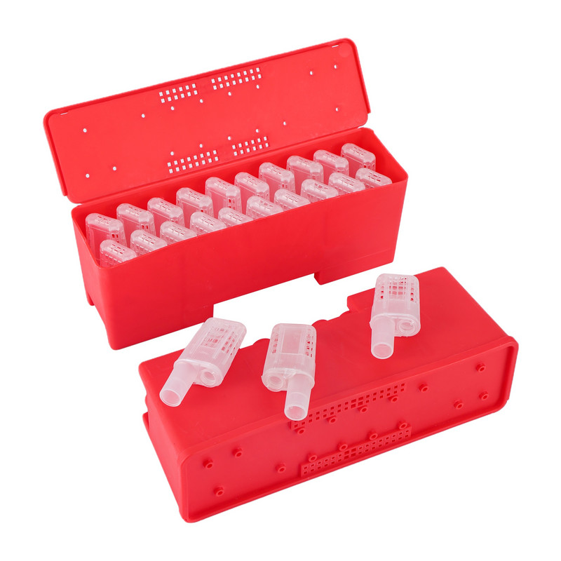 Bičių karalienės transportavimo dėžė Karalienė narvas Bitininko bičių auginimo inkubatorius Bičių judėjimo izoliatorius Bičių karalienės apsaugos dėklas Bitininkystės įrankis