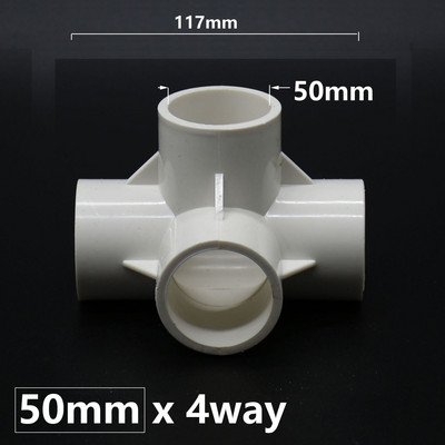 DN15 DN20 DN25 DN40 Conector PVC 20/25/32/50mm 3/4/5 căi Tridimensionale Alimentare cu apă Fitinguri pentru țevi din plastic