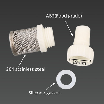 1 ~ 5 бр. 4 ~ 20 mm филтър за маркуч, тръба за автомивка, градинско напояване, филтър за аквариум, цедка, мрежест филтър от неръждаема стомана