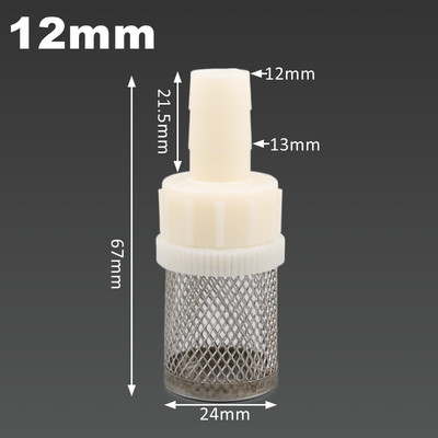 1 ~ 5 tk 4 ~ 20 mm voolikfilter autopesutoru aia kastmine akvaariumi filter kurn roostevabast terasest võrkfilter