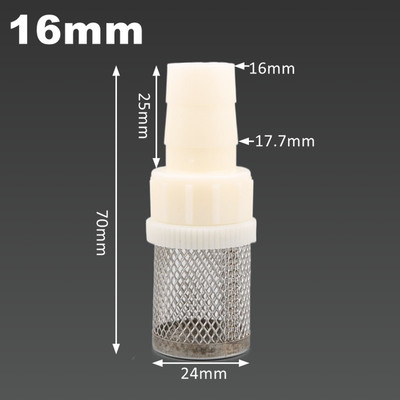 1 ~ 5 tk 4 ~ 20 mm voolikfilter autopesutoru aia kastmine akvaariumi filter kurn roostevabast terasest võrkfilter