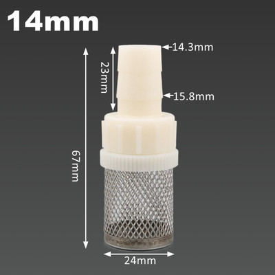 1 ~ 5 tk 4 ~ 20 mm voolikfilter autopesutoru aia kastmine akvaariumi filter kurn roostevabast terasest võrkfilter