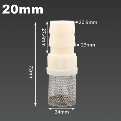 1 ~ 5 tk 4 ~ 20 mm voolikfilter autopesutoru aia kastmine akvaariumi filter kurn roostevabast terasest võrkfilter