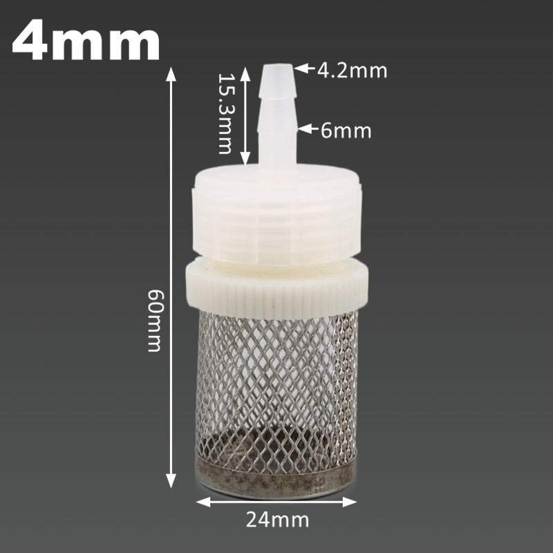 1 ~ 5 tk 4 ~ 20 mm voolikfilter autopesutoru aia kastmine akvaariumi filter kurn roostevabast terasest võrkfilter