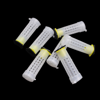 20PCS Beekeeping Bee Plastic Queen Rearing Cage Cup Box Cover Catcher Protective Base Bees Tools Supplies Equipment