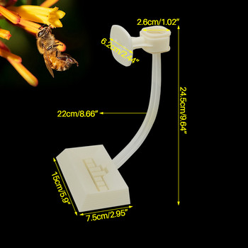1 τεμ. Νέα τροφοδοσία μελισσοκομίας που τροφοδοτείται μέσα στην κυψέλη Πλαστική τροφή ζάχαρης μελιού Τροφοδοσία εργαλείου μέλισσας Προμήθειες τροφοδοσίας μελισσών Εργαλείο μελισσοκόμου