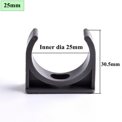 2~20 τμχ ID 20~40mm Γκρι Σφιγκτήρας Σωλήνων PVC Συνδετήρας Πότισμα Κήπου Ενυδρείο Δεξαμενή ψαριών Εξαρτήματα προσαρμογέα ποτίσματος Αρμός στερέωσης