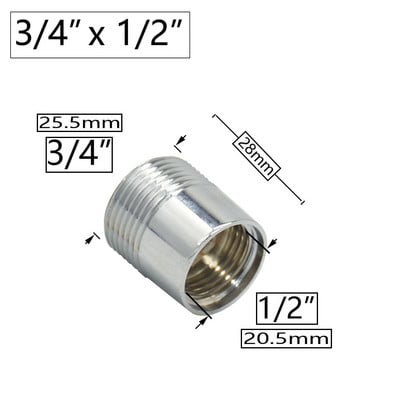 Messingist 1/4" 1/2" 3/4" 3/8" 1" isane emane viitekeerme ühendus vasest üleminekuühenduse adapteri aia kastmisliitmikud