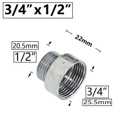 Messingist 1/4" 1/2" 3/4" 3/8" 1" isane emane viitekeerme ühendus vasest üleminekuühenduse adapteri aia kastmisliitmikud