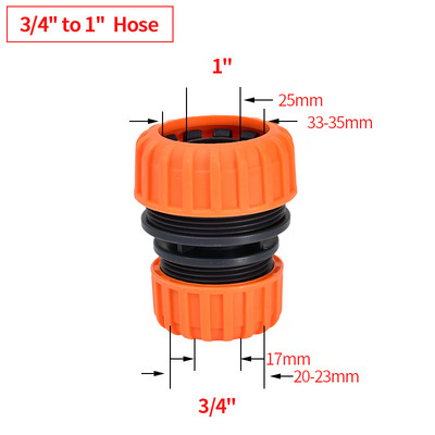 Kerti tömlő gyorscsatlakozó 1/2 3/4 1" csőcsatlakozó leállító vízcsatlakozó tömlőcsatlakozó javítás ízület öntöző öntözőrendszer