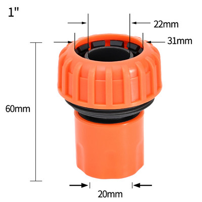 Kerti tömlő gyorscsatlakozó 1/2 3/4 1" csőcsatlakozó leállító vízcsatlakozó tömlőcsatlakozó javítás ízület öntöző öntözőrendszer