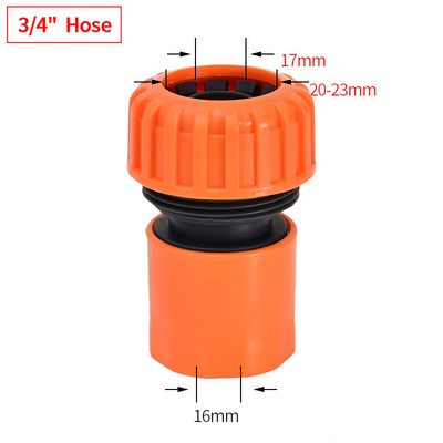 Kerti tömlő gyorscsatlakozó 1/2 3/4 1" csőcsatlakozó leállító vízcsatlakozó tömlőcsatlakozó javítás ízület öntöző öntözőrendszer