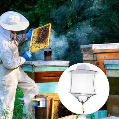 Beekeeping Beekeeping Veil Beekeepers Supplies Αντικουνουπιοαπωθητικό Πέπλο μελισσοκομίας εξωτερικού χώρου