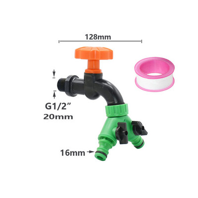 Adaptor robinet cu filet de 1/2 3/4 inch S60 IBC rezervor rezervor apă acvariu robinet de înlocuire armătură de scurgere supapă de robinet de grădină