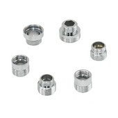 Srebrni 1/2" do M16 M18 M24 M28 konektor s muškim ženskim navojem Mjedeni adapter za uštedu vode za slavine za kupaonske kuhinjske slavine