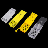 4Pcs Bees Queen Post Room Cage White пчеларски транспортни клетки Yellow Plastic King Prisoner Queen Bee Cage Устройство за пчеларство