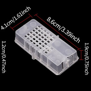 4Pcs Bees Queen Post Room Cage White пчеларски транспортни клетки Yellow Plastic King Prisoner Queen Bee Cage Устройство за пчеларство
