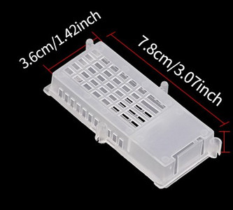 4Pcs Bees Queen Post Room Cage White пчеларски транспортни клетки Yellow Plastic King Prisoner Queen Bee Cage Устройство за пчеларство