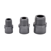 2 vnt PVC 1/2" 3/4" 1" sriegio jungtis 20/25/32 mm PVC vandens vamzdžio adapteris sodo drėkinimo vamzdžių jungiamosios detalės