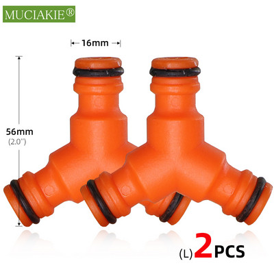 2 DB kerti tömlő gyorscsatlakozók narancssárga gumi műanyag csatlakozó adapter öntöző autómosó csatlakozók 1/4'' 3/8'' 1/2'' 3/4''