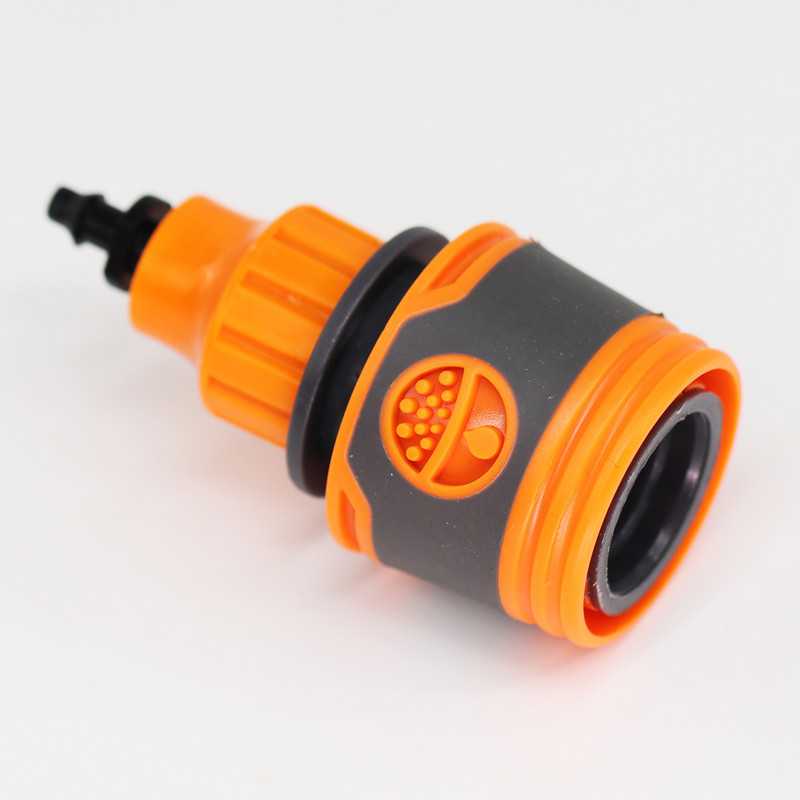 2 DB kerti tömlő gyorscsatlakozók narancssárga gumi műanyag csatlakozó adapter öntöző autómosó csatlakozók 1/4'' 3/8'' 1/2'' 3/4''
