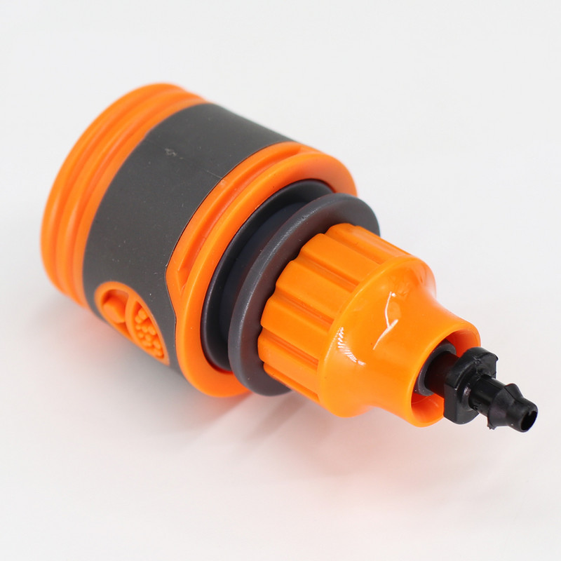 2 DB kerti tömlő gyorscsatlakozók narancssárga gumi műanyag csatlakozó adapter öntöző autómosó csatlakozók 1/4'' 3/8'' 1/2'' 3/4''
