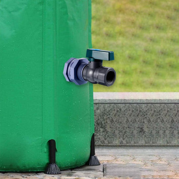 Τοποθέτηση προσαρμογέα Βαλβίδα κάννης βροχής μακράς διαρκείας απλής εγκατάστασης PVC 3/4 ιντσών Αντισπασμωδικό κιτ Spigot με διάφραγμα για Aquar